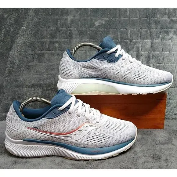 Saucony Guide 14 Women's 8 Lilac/Navy PWRRUN Athletic Training Sneaker Shoes - Picture 4 of 8